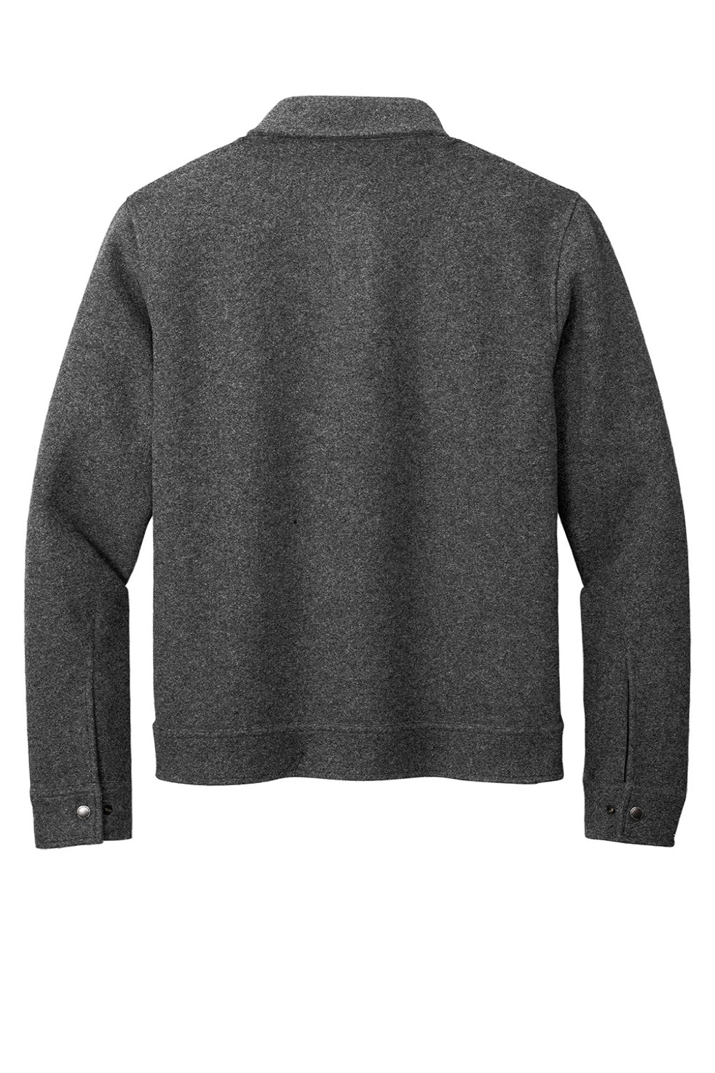 Russell Outdoors RU550 Mens Basin Snap Down Jacket Heather Graphite Grey Flat Back