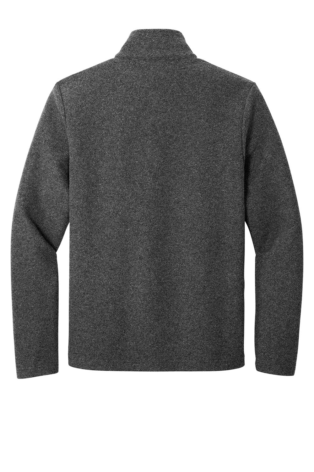 Russell Outdoors RU551 Mens Basin 1/4 Snap Jacket Heather Graphite Grey Flat Back