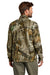 Russell Outdoors RU600 Mens Realtree Atlas Water Resistant Full Zip Soft Shell Jacket Realtree Edge Camo Model Back