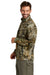 Russell Outdoors RU600 Mens Realtree Atlas Water Resistant Full Zip Soft Shell Jacket Realtree Edge Camo Model Side
