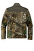 Russell Outdoors RU601 Mens Realtree Atlas Water Resistant Colorblock Full Zip Soft Shell Jacket Cargo Brown/Realtree Edge Camo Flat Back