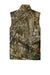 Russell Outdoors RU603 Mens Realtree Atlas Water Resistant Full Zip Soft Shell Vest Realtree Edge Camo Flat Back