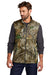 Russell Outdoors RU603 Mens Realtree Atlas Water Resistant Full Zip Soft Shell Vest Realtree Edge Camo Model Front