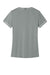 Richardson RW7220 Womens Select 2 Button Softball Jersey Grey Flat Back