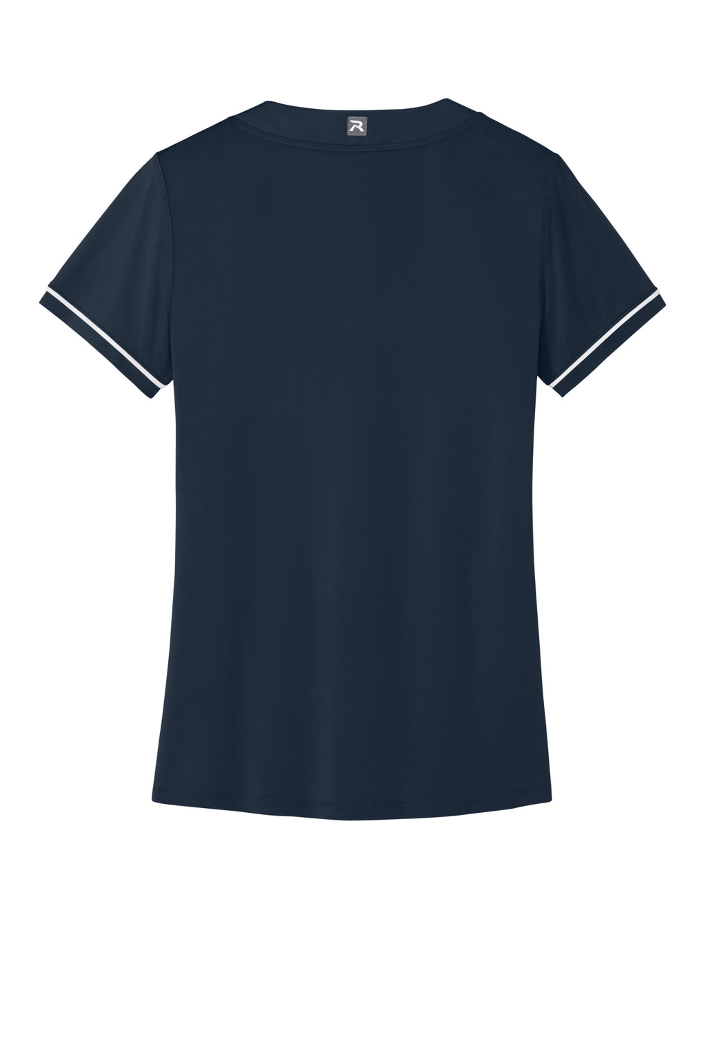 Richardson RW7220 Womens Select 2 Button Softball Jersey Navy Blue Flat Back
