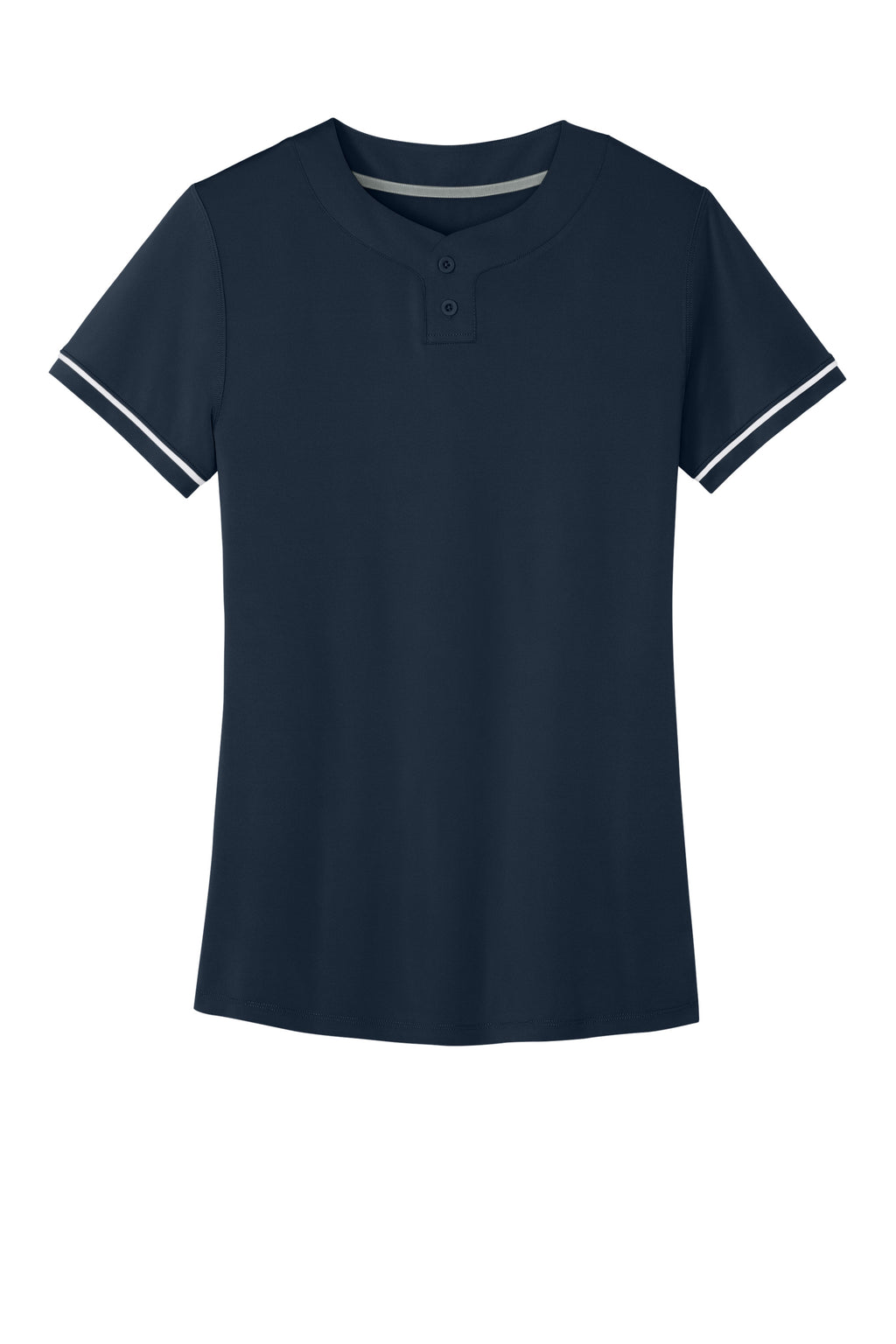Richardson RW7220 Womens Select 2 Button Softball Jersey Navy Blue Flat Front