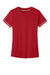Richardson RW7220 Womens Select 2 Button Softball Jersey Red Flat Front