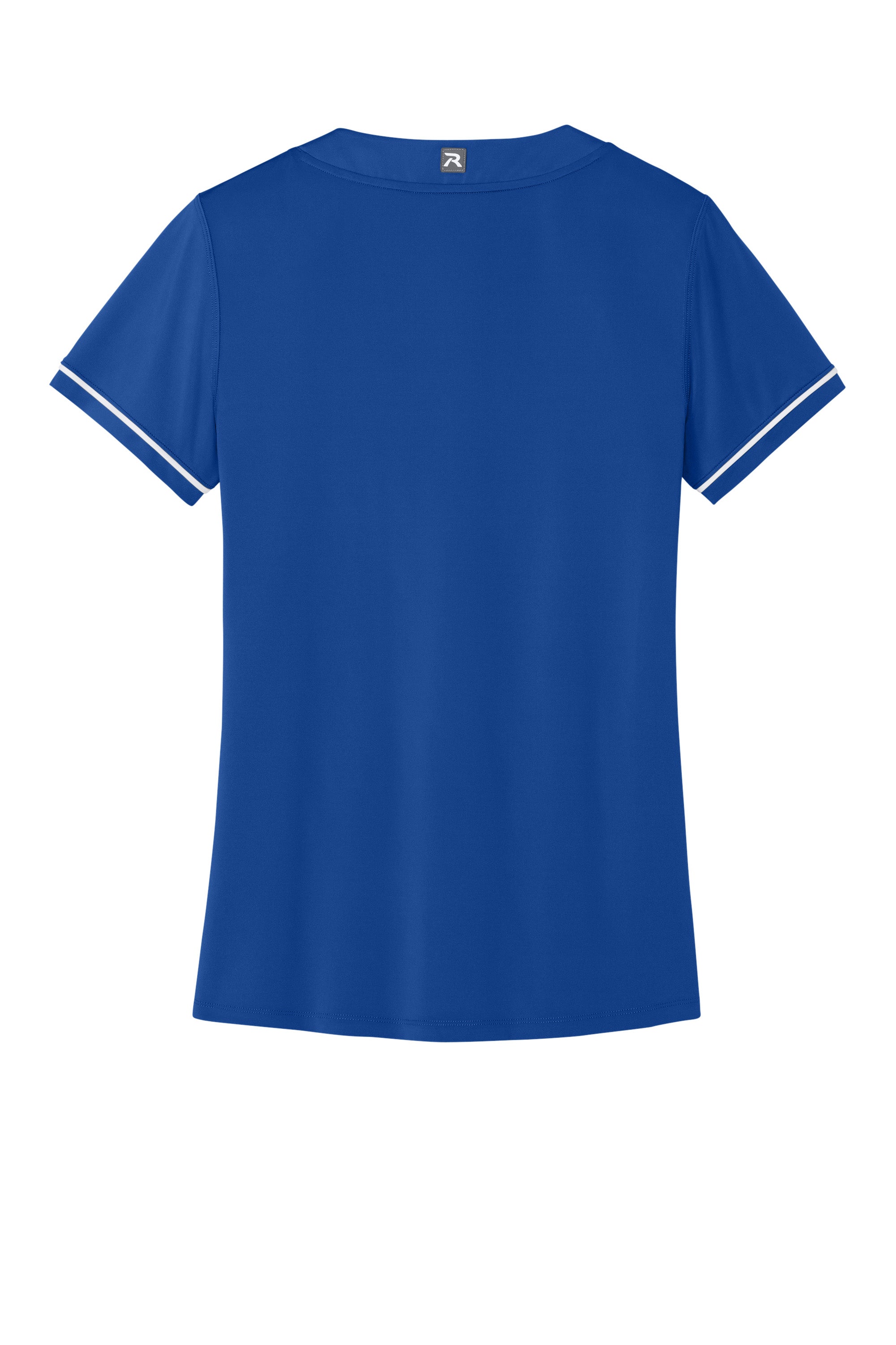 Richardson RW7220 Womens Select 2 Button Softball Jersey Royal Blue Flat Back