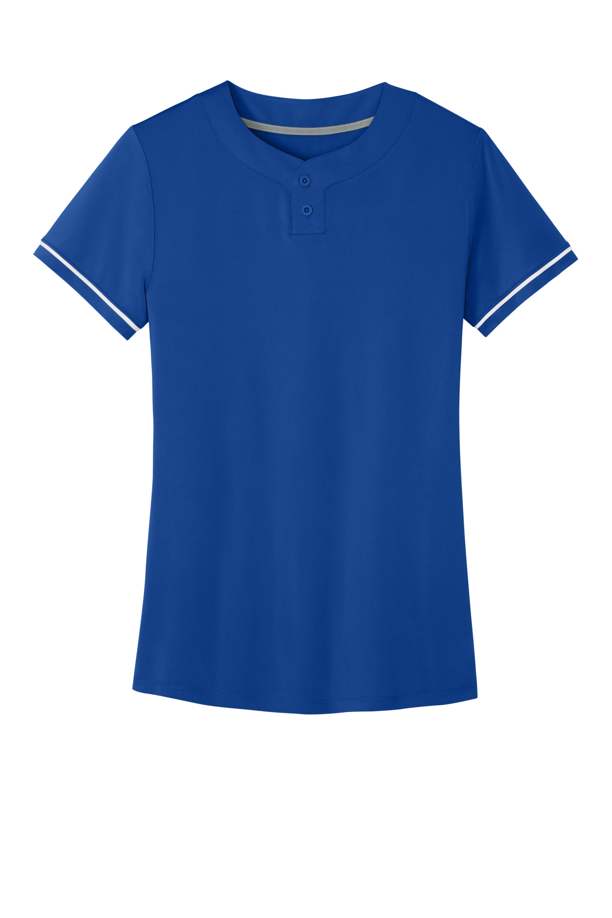 Richardson RW7220 Womens Select 2 Button Softball Jersey Royal Blue Flat Front