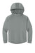 Richardson RY7200LSH Youth Charge Performance Fleece Hooded Sweatshirt Hoodie w/ Pouch Pocket Grey Flat Front