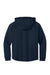 Richardson RY7200LSH Youth Charge Performance Fleece Hooded Sweatshirt Hoodie w/ Pouch Pocket Navy Blue Flat Back