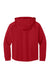Richardson RY7200LSH Youth Charge Performance Fleece Hooded Sweatshirt Hoodie w/ Pouch Pocket Red Flat Back