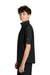 Richardson RY7400SSQ Youth Barrage Short Sleeve 1/4 Zip Wind Jacket Black Model Side