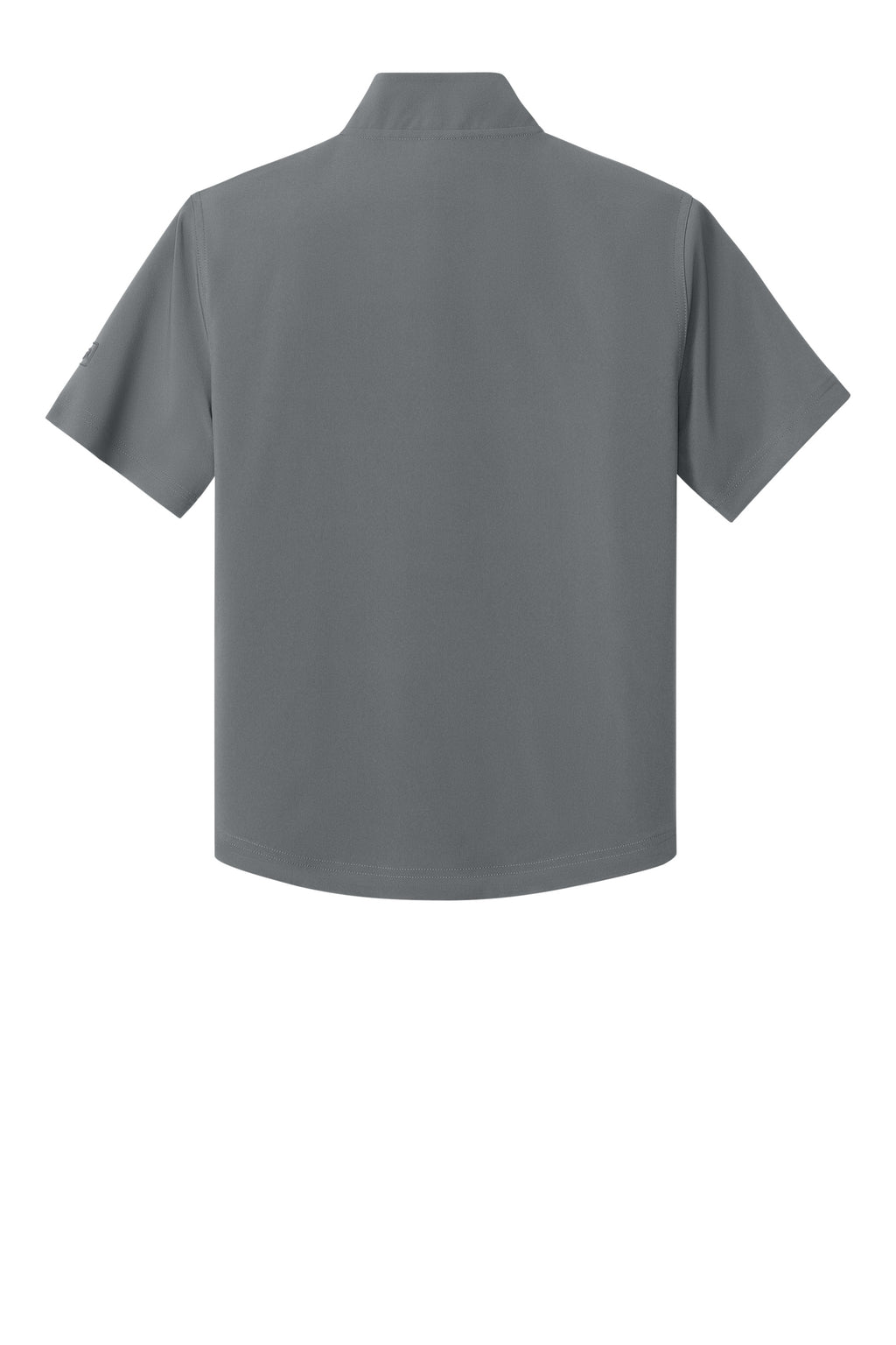 Richardson RY7400SSQ Youth Barrage Short Sleeve 1/4 Zip Wind Jacket Charcoal Grey Flat Back
