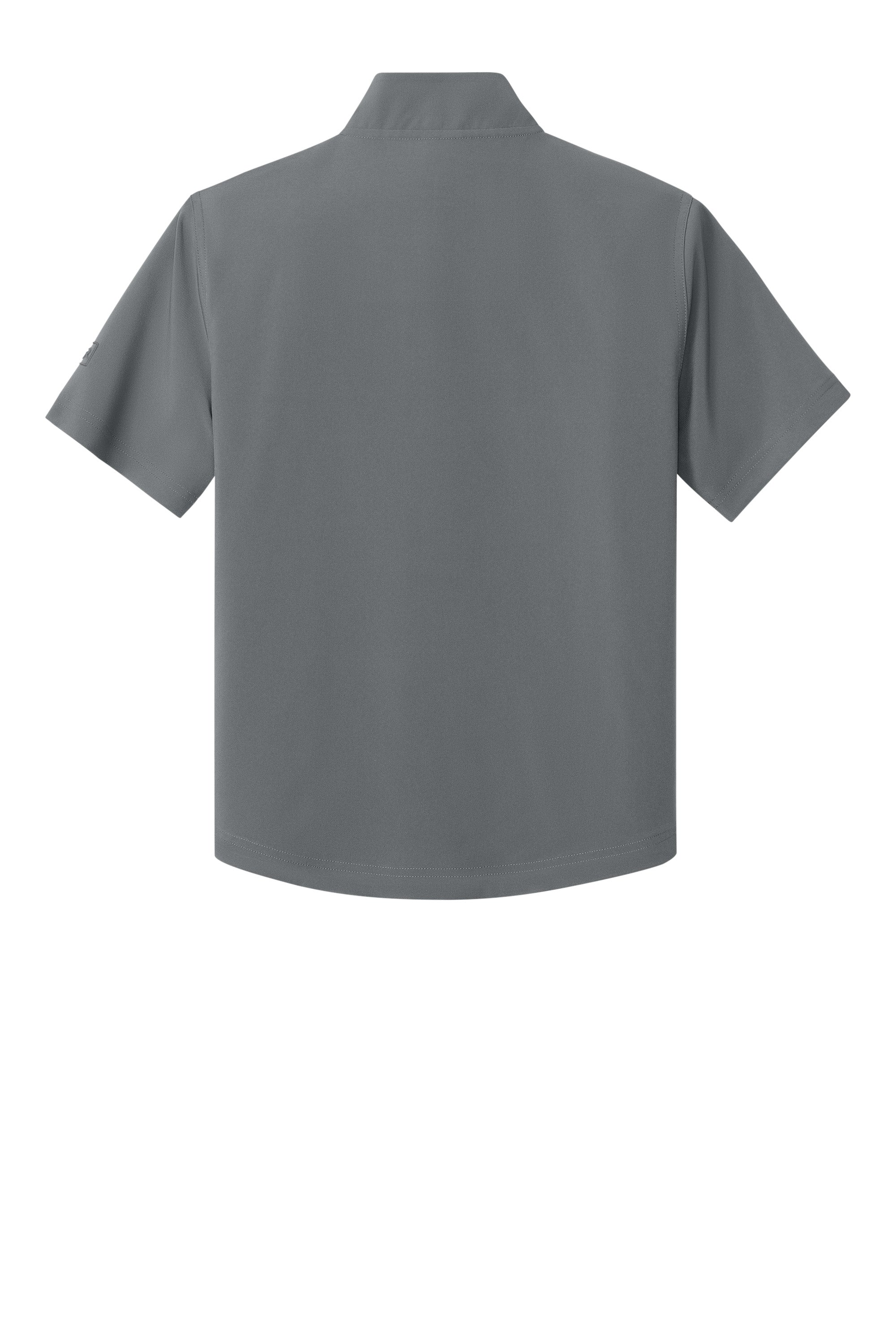 Richardson RY7400SSQ Youth Barrage Short Sleeve 1/4 Zip Wind Jacket Charcoal Grey Flat Back