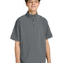 Richardson Youth Barrage Short Sleeve 1/4 Zip Wind Jacket - Charcoal Grey - Coming Soon