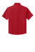 Richardson RY7400SSQ Youth Barrage Short Sleeve 1/4 Zip Wind Jacket Red Flat Back