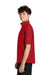 Richardson RY7400SSQ Youth Barrage Short Sleeve 1/4 Zip Wind Jacket Red Model Side
