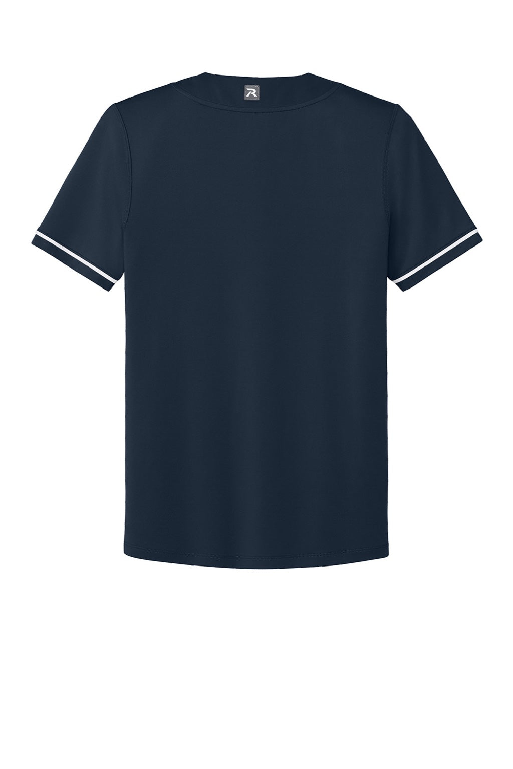 Richardson RY7910 Youth Select 2 Button Baseball Jersey Navy Blue Flat Back