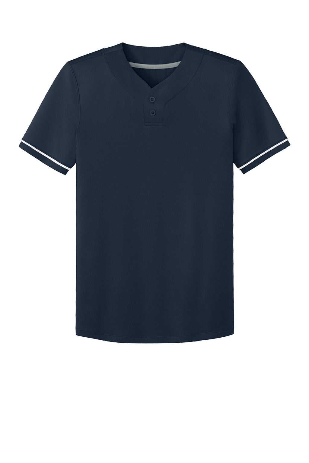 Richardson RY7910 Youth Select 2 Button Baseball Jersey Navy Blue Flat Front