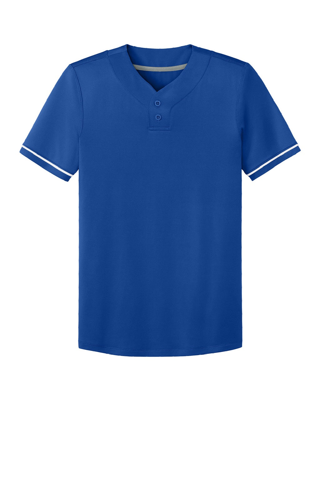 Richardson RY7910 Youth Select 2 Button Baseball Jersey Royal Blue Flat Front