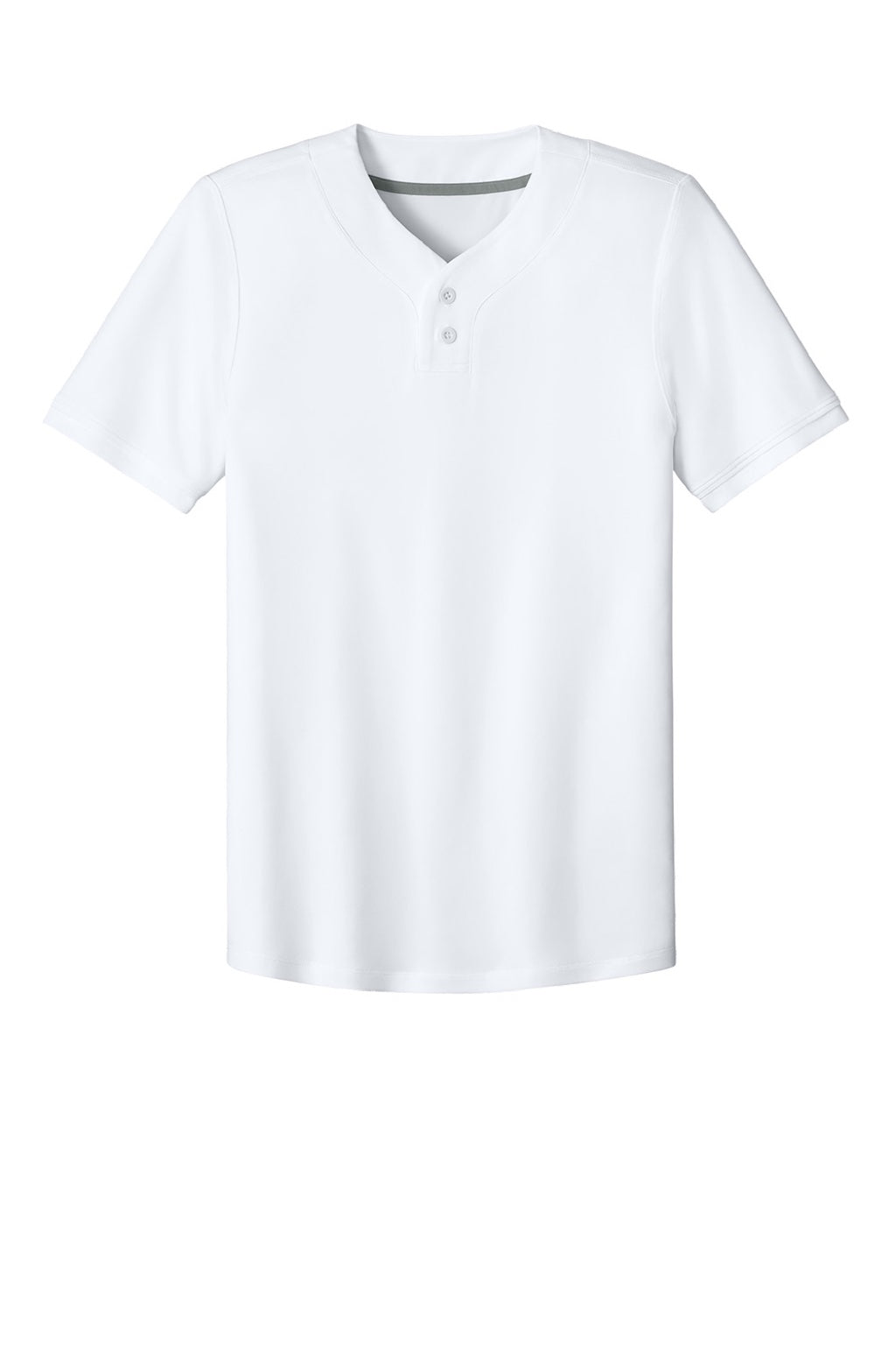 Richardson RY7910 Youth Select 2 Button Baseball Jersey White Flat Front