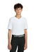 Richardson RY7910 Youth Select 2 Button Baseball Jersey White Model Front