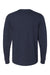 Russell Athletic 64LTTM Mens Dri-Power Moisture Wicking Performance Long Sleeve Crewneck T-Shirt Navy Blue Flat Back
