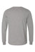 Russell Athletic 64LTTM Mens Dri-Power Moisture Wicking Performance Long Sleeve Crewneck T-Shirt Oxford Grey Flat Back