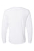 Russell Athletic 64LTTM Mens Dri-Power Moisture Wicking Performance Long Sleeve Crewneck T-Shirt White Flat Back