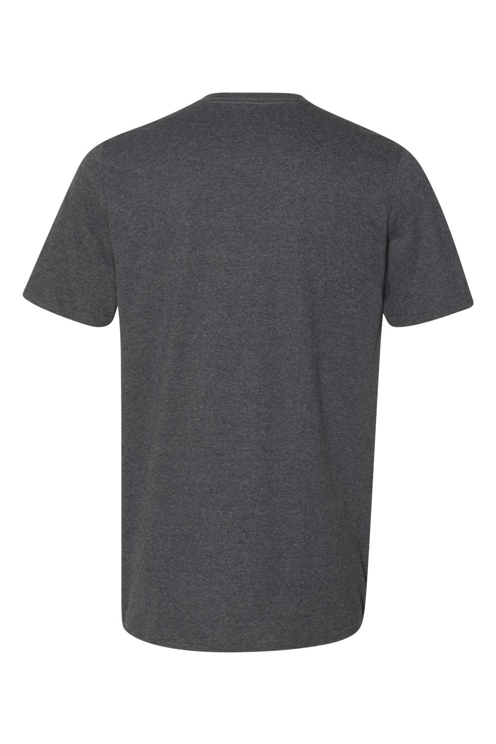 Russell Athletic 64STTM Mens Dri-Power Moisture Wicking Performance Short Sleeve Crewneck T-Shirt Heather Black Flat Back