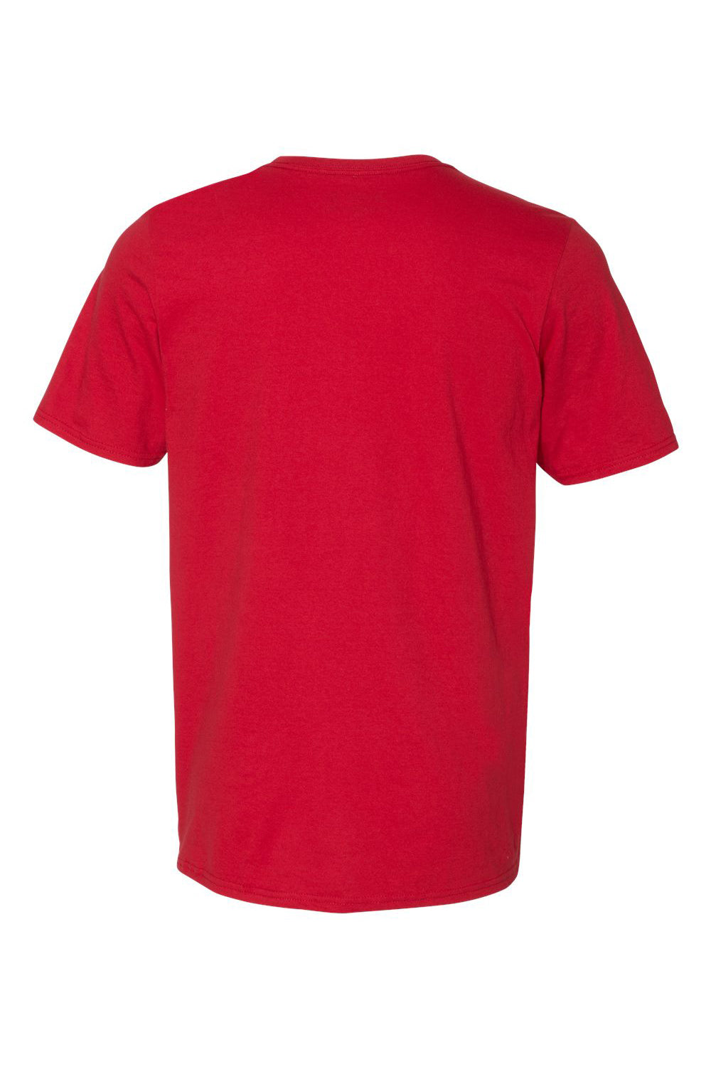 Russell Athletic 64STTM Mens Dri-Power Moisture Wicking Performance Short Sleeve Crewneck T-Shirt True Red Flat Back