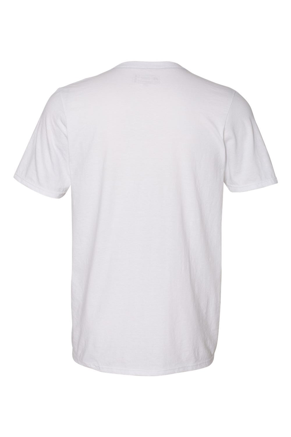 Russell Athletic 64STTM Mens Dri-Power Moisture Wicking Performance Short Sleeve Crewneck T-Shirt White Flat Back