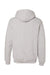 Russell Athletic 695HBM Mens Dri-Power Moisture Wicking Hooded Sweatshirt Hoodie w/ Pouch Pocket Ash Grey Flat Back