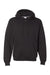 Russell Athletic 695HBM Mens Dri-Power Moisture Wicking Hooded Sweatshirt Hoodie w/ Pouch Pocket Black Flat Front