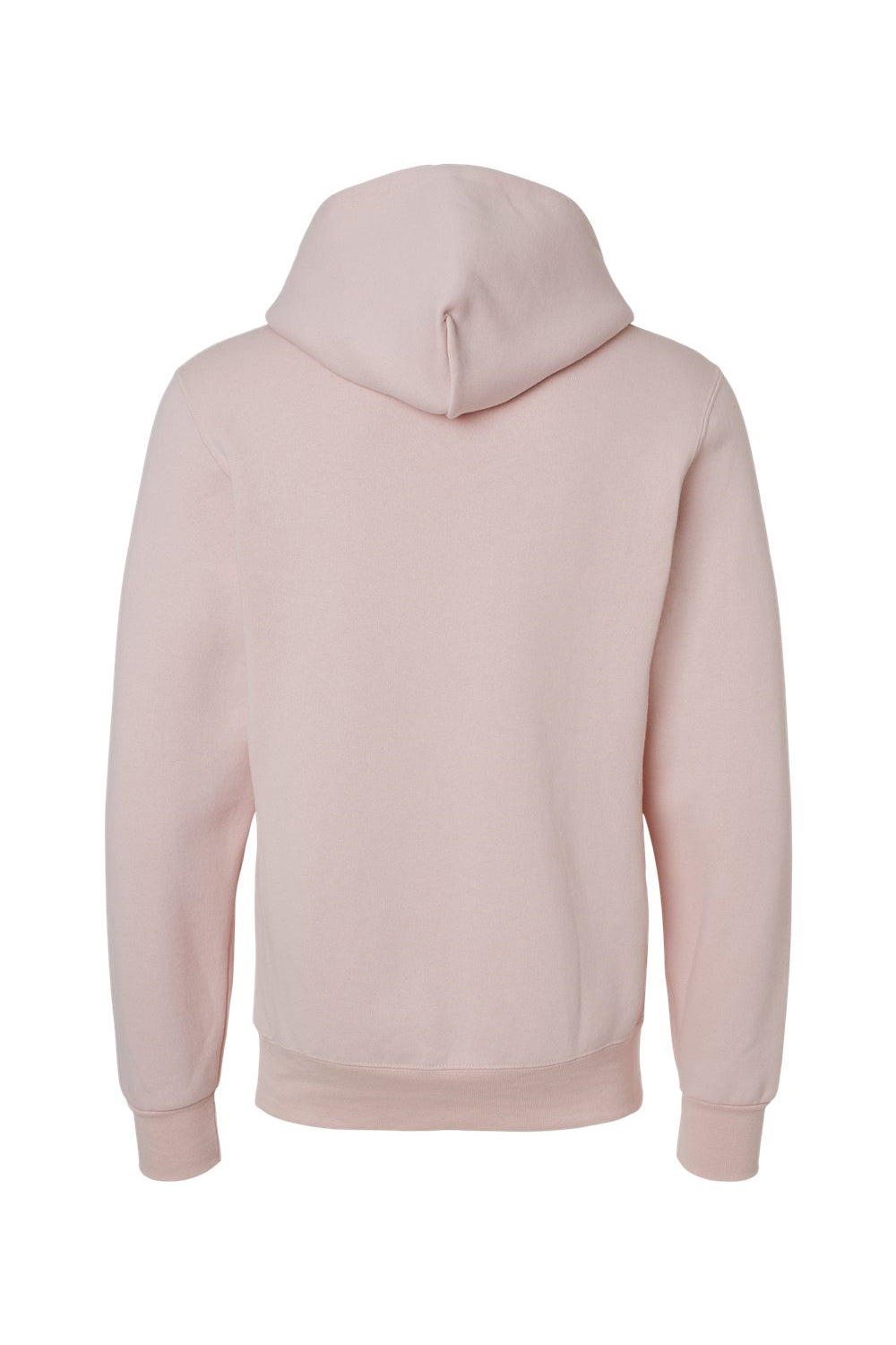 Russell Athletic 695HBM Mens Dri-Power Moisture Wicking Hooded Sweatshirt Hoodie w/ Pouch Pocket Blush Pink Flat Back