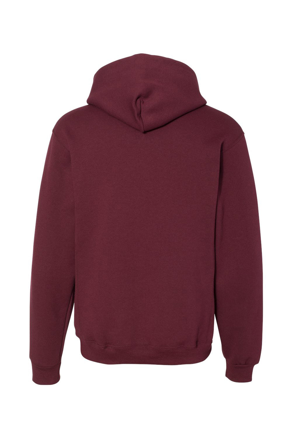 Russell Athletic 695HBM Mens Dri-Power Moisture Wicking Hooded Sweatshirt Hoodie w/ Pouch Pocket Maroon Flat Back