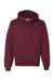 Russell Athletic 695HBM Mens Dri-Power Moisture Wicking Hooded Sweatshirt Hoodie w/ Pouch Pocket Maroon Flat Front