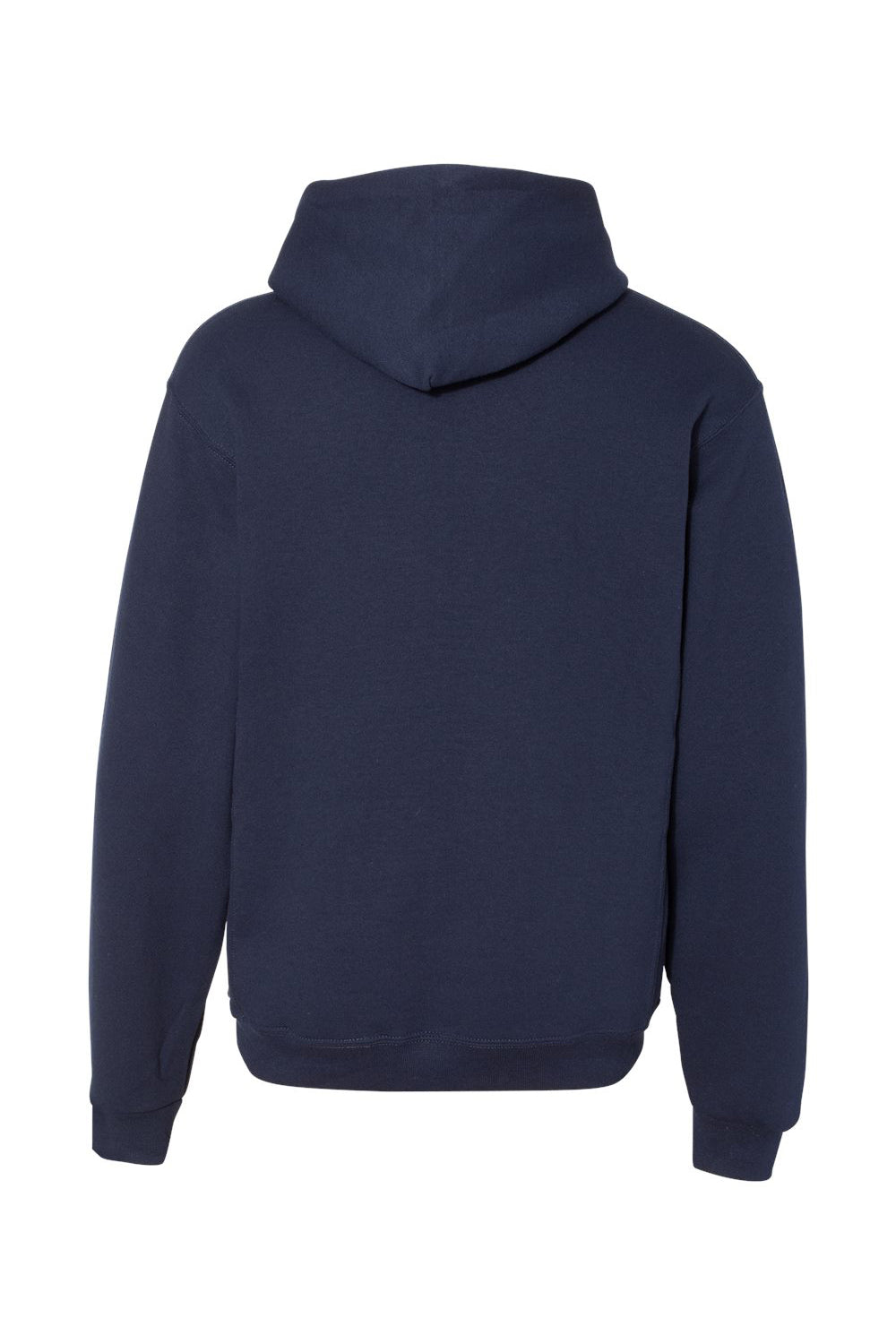 Russell Athletic 695HBM Mens Dri-Power Moisture Wicking Hooded Sweatshirt Hoodie w/ Pouch Pocket Navy Blue Flat Back