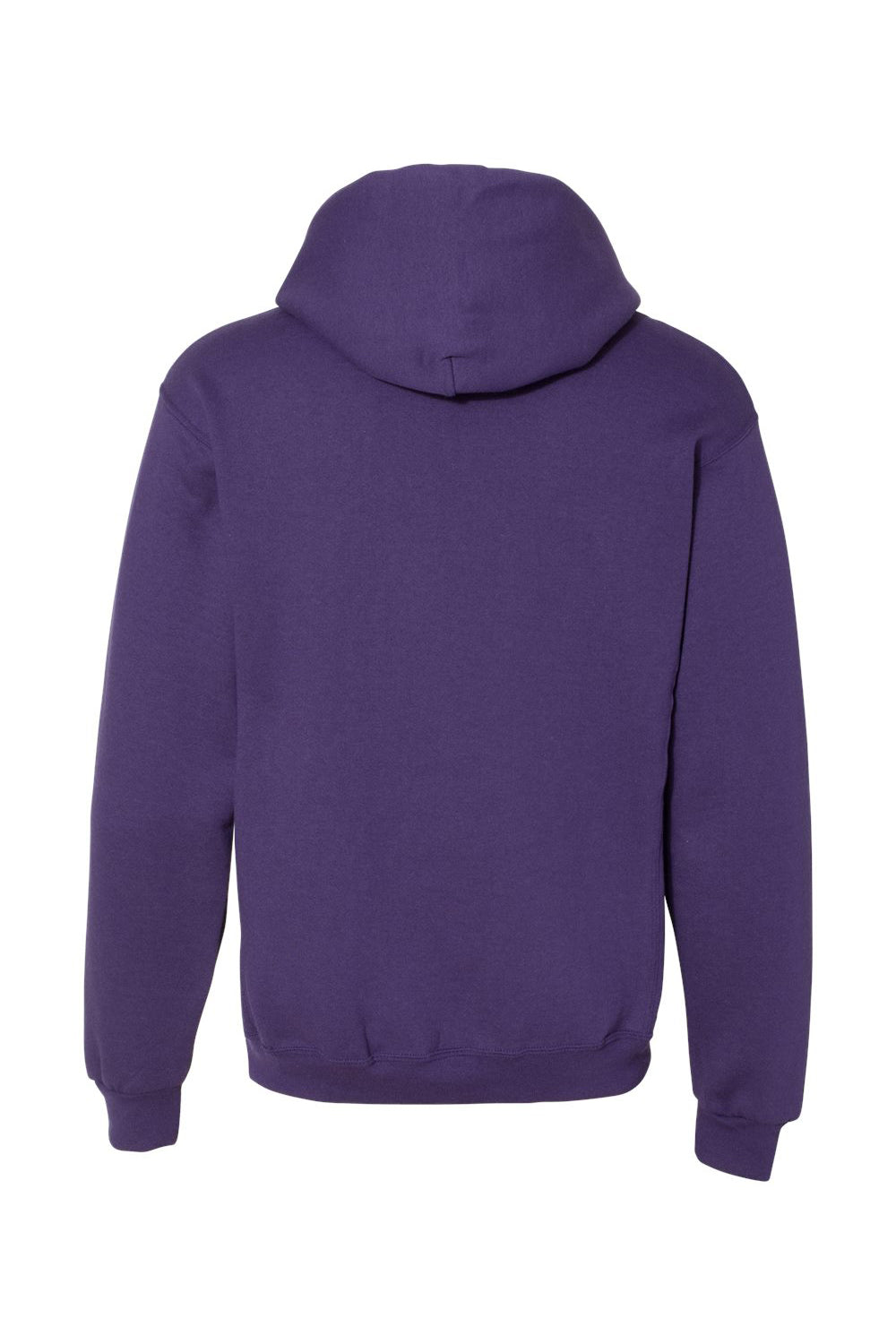 Russell Athletic 695HBM Mens Dri-Power Moisture Wicking Hooded Sweatshirt Hoodie w/ Pouch Pocket Purple Flat Back