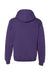 Russell Athletic 695HBM Mens Dri-Power Moisture Wicking Hooded Sweatshirt Hoodie w/ Pouch Pocket Purple Flat Back