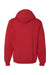 Russell Athletic 695HBM Mens Dri-Power Moisture Wicking Hooded Sweatshirt Hoodie w/ Pouch Pocket True Red Flat Back
