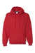 Russell Athletic 695HBM Mens Dri-Power Moisture Wicking Hooded Sweatshirt Hoodie w/ Pouch Pocket True Red Flat Front