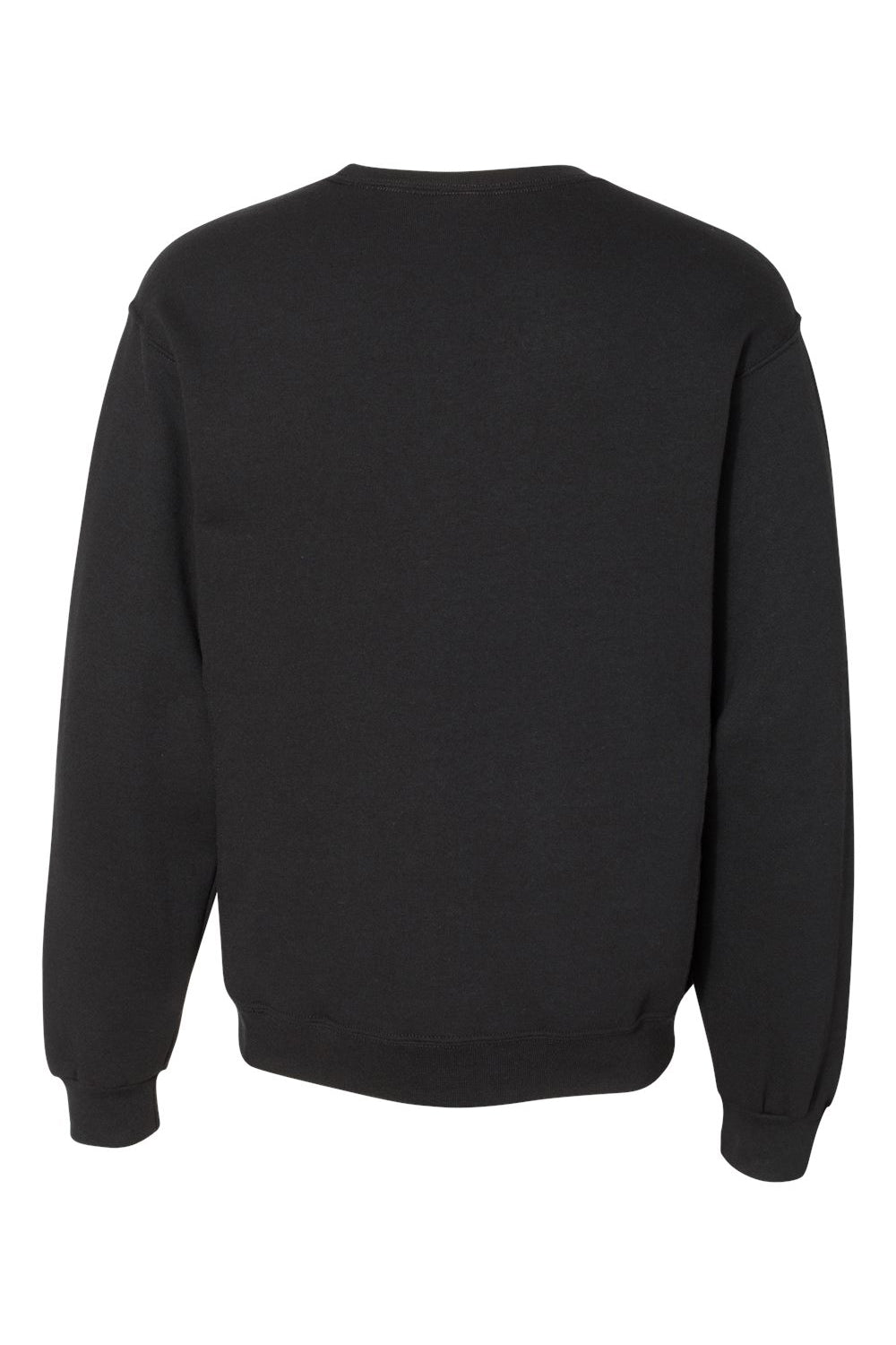 Russell Athletic 698HBM Mens Dri-Power Moisture Wicking Crewneck Sweatshirt Black Flat Back