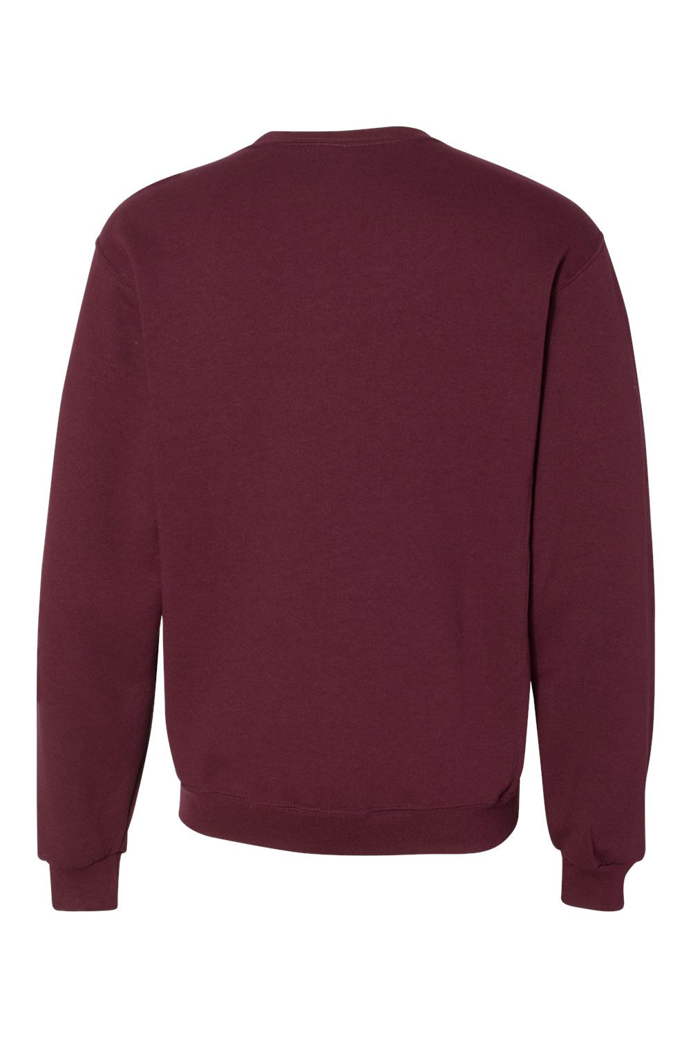 Russell Athletic 698HBM Mens Dri-Power Moisture Wicking Crewneck Sweatshirt Maroon Flat Back