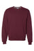 Russell Athletic 698HBM Mens Dri-Power Moisture Wicking Crewneck Sweatshirt Maroon Flat Front