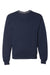 Russell Athletic 698HBM Mens Dri-Power Moisture Wicking Crewneck Sweatshirt Navy Blue Flat Front
