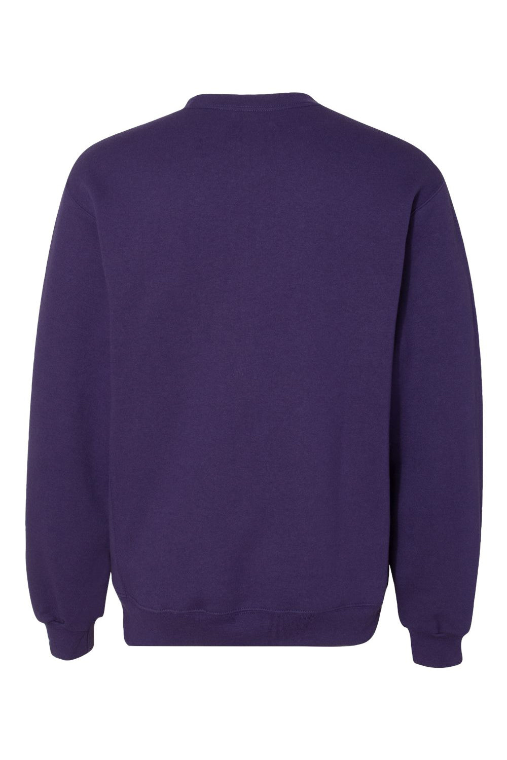 Russell Athletic 698HBM Mens Dri-Power Moisture Wicking Crewneck Sweatshirt Purple Flat Back