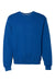 Russell Athletic 698HBM Mens Dri-Power Moisture Wicking Crewneck Sweatshirt Royal Blue Flat Front