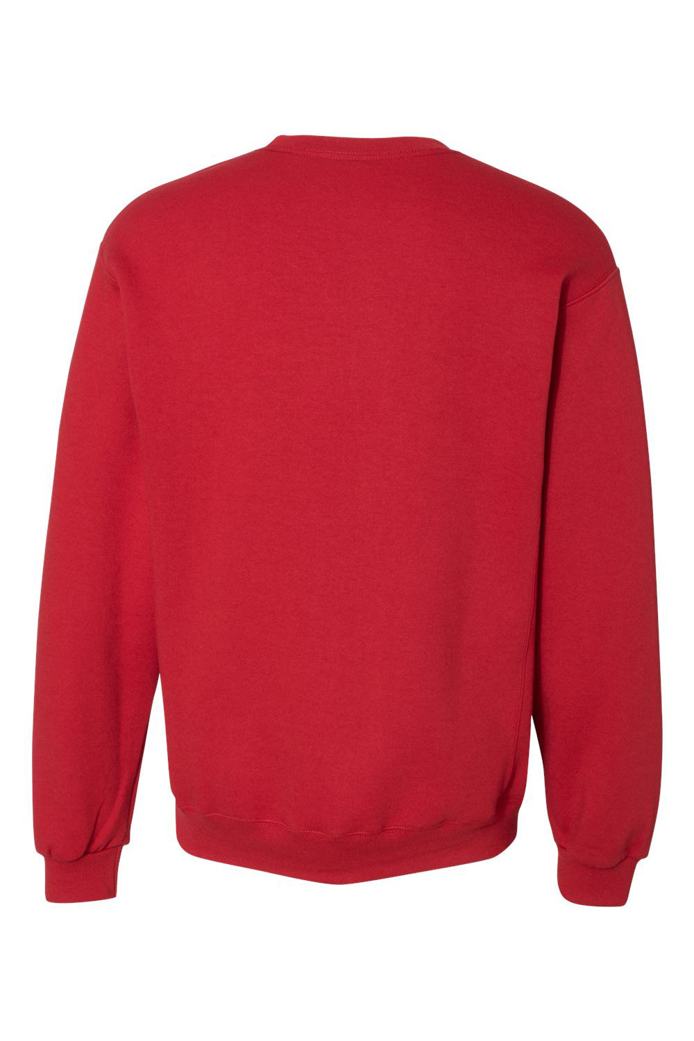 Russell Athletic 698HBM Mens Dri-Power Moisture Wicking Crewneck Sweatshirt True Red Flat Back